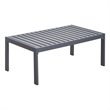 Tommy Hilfiger Monterey Outdoor Coffee Table in Gray Gunmetal