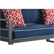 Tommy Hilfiger Monterey Outdoor Sofa in Gray Gunmetal
