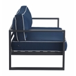 Tommy Hilfiger Monterey Outdoor Sofa in Gray Gunmetal