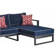 Tommy Hilfiger Monterey Outdoor Sectional in Gray Gunmetal