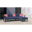 Tommy Hilfiger Monterey Outdoor Sectional in Gray Gunmetal