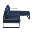 Tommy Hilfiger Monterey Outdoor Sectional in Gray Gunmetal