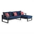 Tommy Hilfiger Monterey Outdoor Sectional in Gray Gunmetal