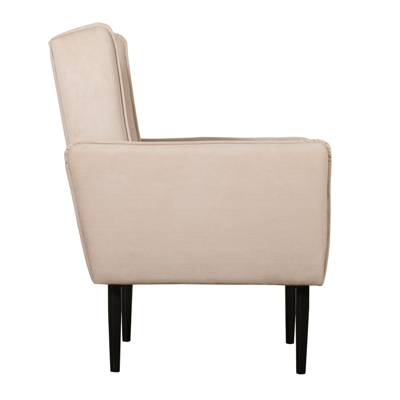 Tommy Hilfiger Linden Wingback Accent Chair In Beige Cream Uph20048a