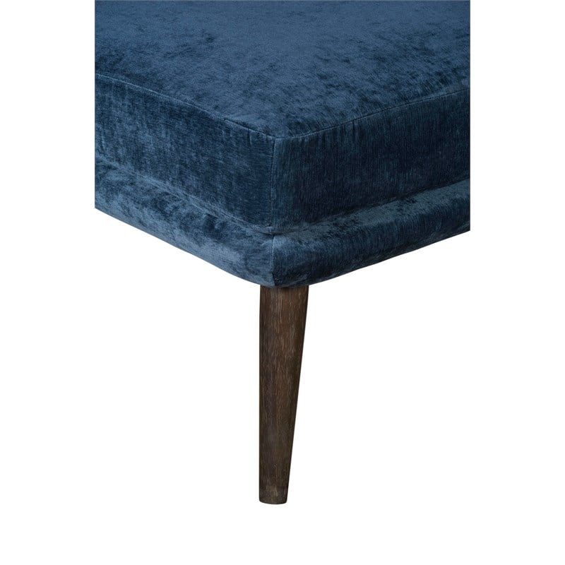 Tommy Hilfiger Pelham Armless Accent Chair in Navy Blue