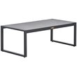 Tommy Hilfiger Hampton Outdoor Coffee Table Gray Pebbled Glass