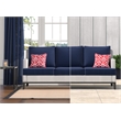 Tommy Hilfiger Hampton Outdoor Mesh Sofa Coastal White and Navy