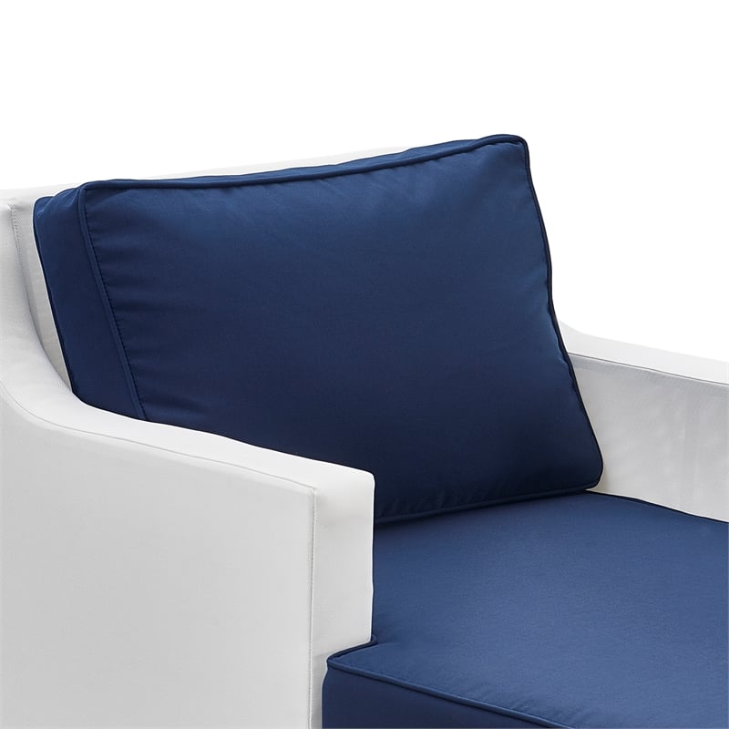 Tommy Hilfiger Hampton Outdoor Daybed Coastal White and Navy