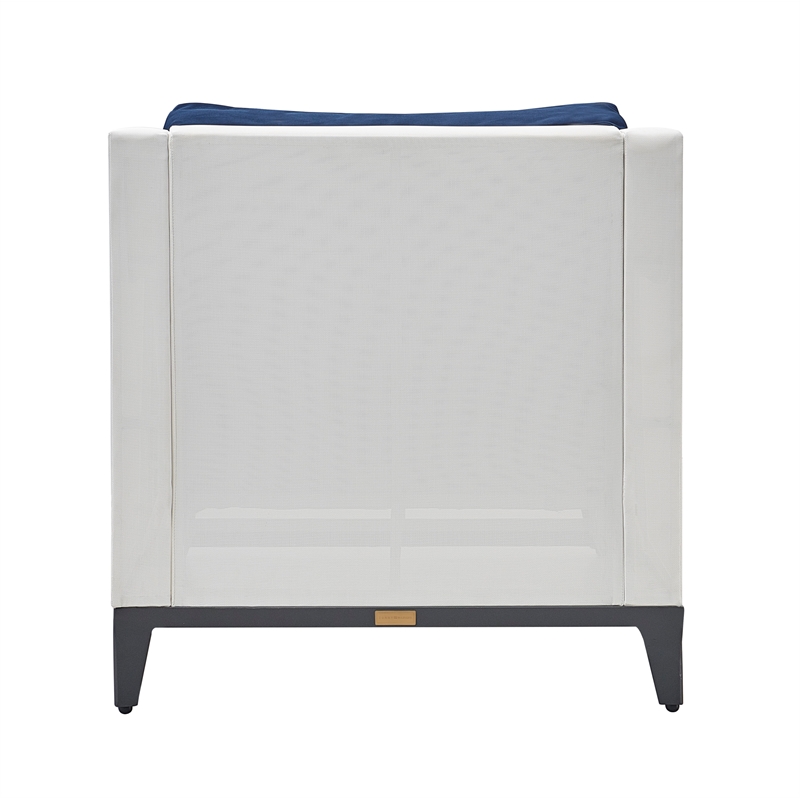 Tommy Hilfiger Hampton Outdoor Daybed Coastal White and Navy