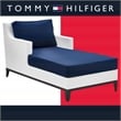 Tommy Hilfiger Hampton Outdoor Daybed Coastal White and Navy