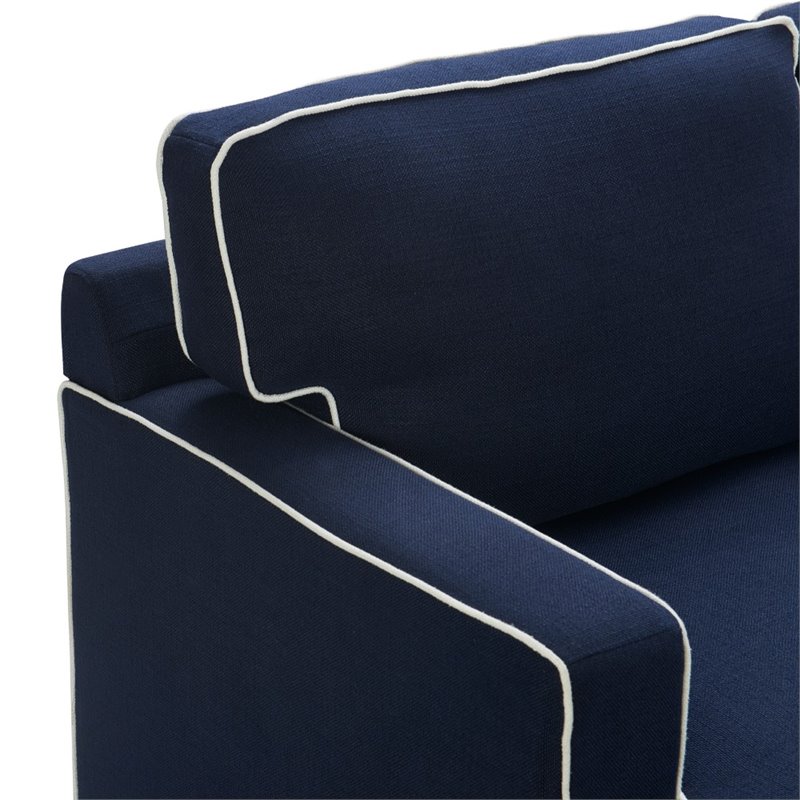 Tommy Hilfiger Cardiff Sofa American Navy With White Piping