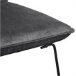 Tommy Hilfiger Ellington Armless Lounge Chair in Dark Charcoal