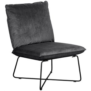 tommy hilfiger ellington armless lounge chair dark charcoal