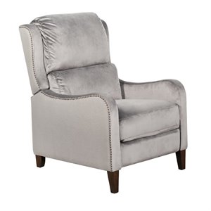 tommy hilfiger eddington modern recliner chair twotone gray