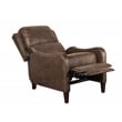 Tommy Hilfiger Eddington Modern Recliner Chair Brown Faux Leather