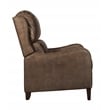 Tommy Hilfiger Eddington Modern Recliner Chair Brown Faux Leather