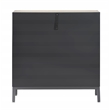 Tommy Hilfiger Hayworth Short Mirrored Accent Cabinet Ash Gray