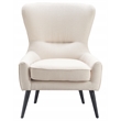 Tommy Hilfiger Auburn Wingback Chair Natural Ivory