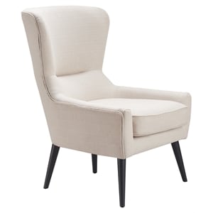 Tommy Hilfiger Auburn Wingback Chair Natural Ivory