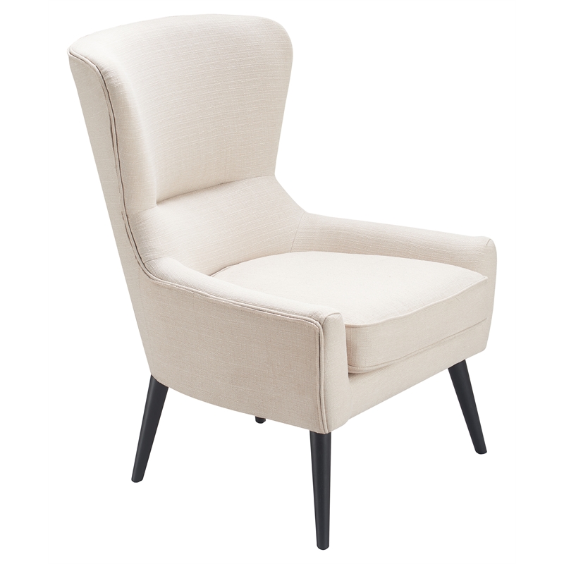 Tommy Hilfiger Auburn Wingback Chair Natural Ivory