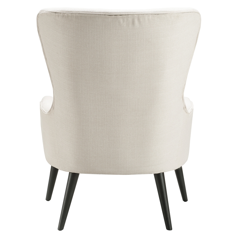 Tommy Hilfiger Auburn Wingback Chair Natural Ivory