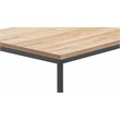 Tommy Hilfiger Robson Solid Wood and Metal Dining Table in Brown