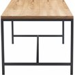 Tommy Hilfiger Robson Solid Wood and Metal Dining Table in Brown