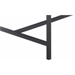 Tommy Hilfiger Robson Solid Wood and Metal Dining Table in Brown