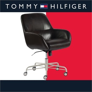 tommy hilfiger forester leather office chair