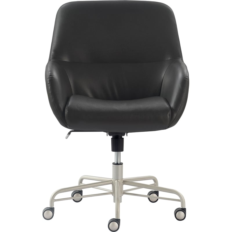 Tommy Hilfiger Forester Leather Office Chair Gray