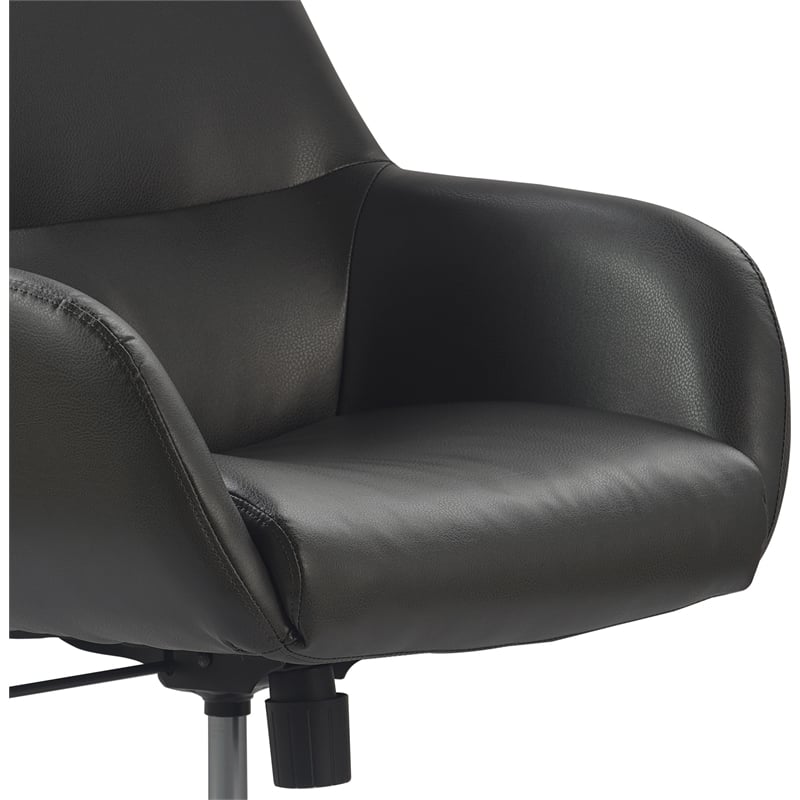 Tommy Hilfiger Forester Leather Office Chair Gray