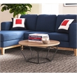 Tommy Hilfiger Avalon Round Coffee Table Brown