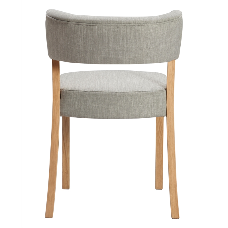 Tommy Hilfiger Waltham Dining Chair Set of 2 Light Gray