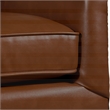 Tommy Hilfiger Andover Leather Accent Chair Cognac Brown