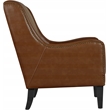 Tommy Hilfiger Andover Leather Accent Chair Cognac Brown