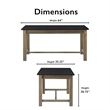 Tommy Hilfiger Elmhurst Dining Table Black
