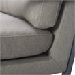 Tommy Hilfiger Russell Bronze Metal Frame Accent Chair Grey