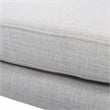 Tommy Hilfiger Russell Grey Metal Frame Accent Chair Light Grey