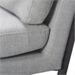 Tommy Hilfiger Russell Grey Metal Frame Accent Chair Light Grey