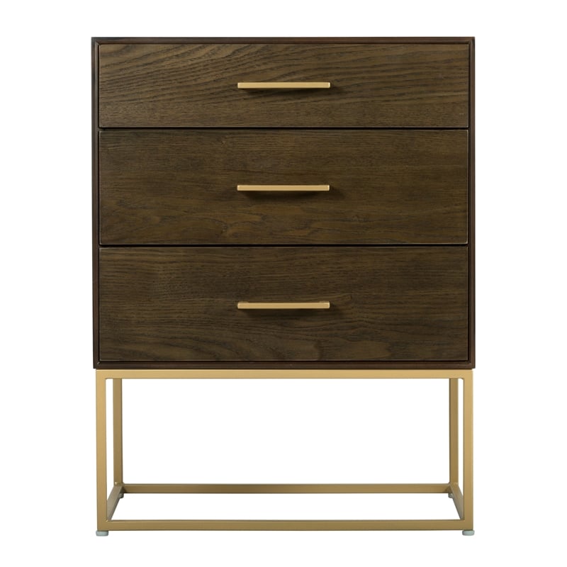Tommy Hilfiger Franklin 3 Drawer Dresser Walnut