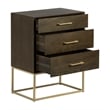 Tommy Hilfiger Franklin 3 Drawer Dresser Walnut