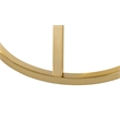 Tommy Hilfiger Ellias Round Table Black and Gold