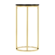 Tommy Hilfiger Ellias Round Table Black and Gold