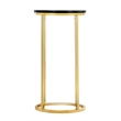 Tommy Hilfiger Ellias Round Table Black and Gold