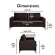 Tommy Hilfiger Austin Sofa - Chocolate Brown