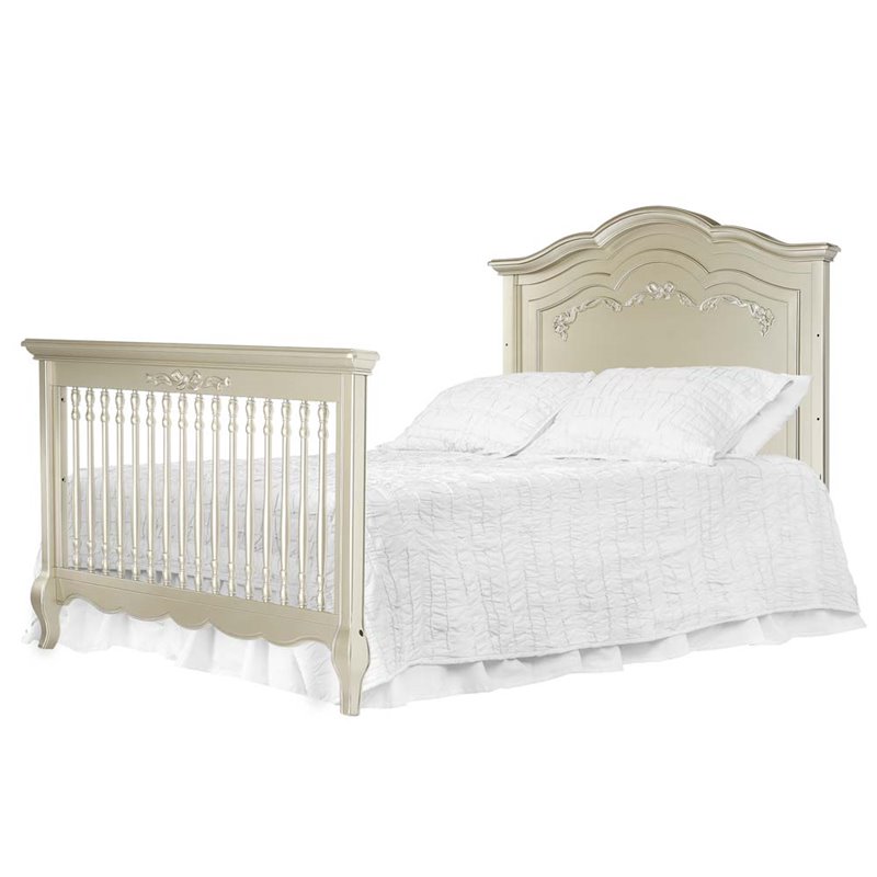 evolur aurora 5 in 1 convertible crib gold dust