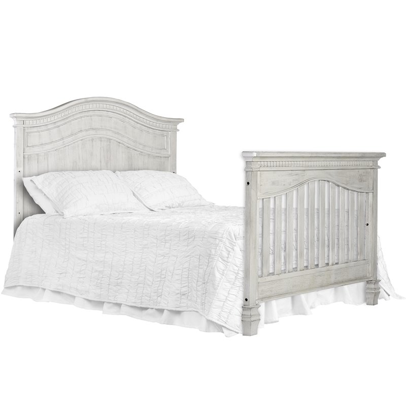 Evolur Cheyenne 5 In 1 Convertible Crib In Antique Gray Mist 88261 Am