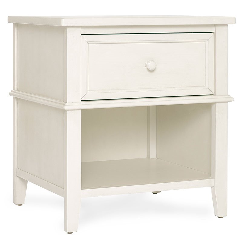 Evolur Universal Nightstand In Creme Brulee 825 B