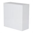 Scranton & Co Steel White Bookcase Rectangular Fully Assembled 28