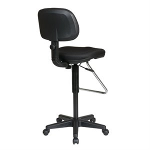 scranton & co drafting chair in black